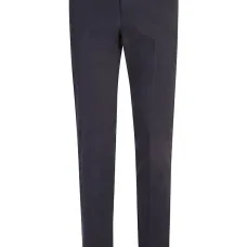 Зауженные брюки со складками