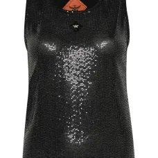 Топ с нашивкой-логотипом