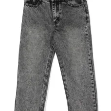 Джинсы с вышитым логотипом