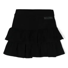 Юбка с вышитым логотипом