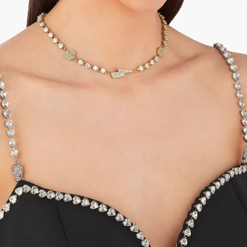 Колье с кристаллами Колье с кристаллами