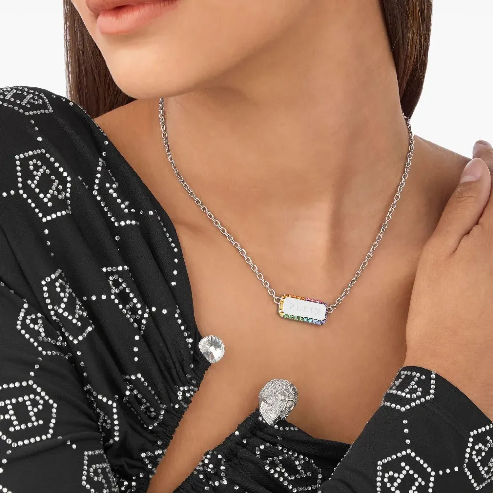 Колье с кристаллами