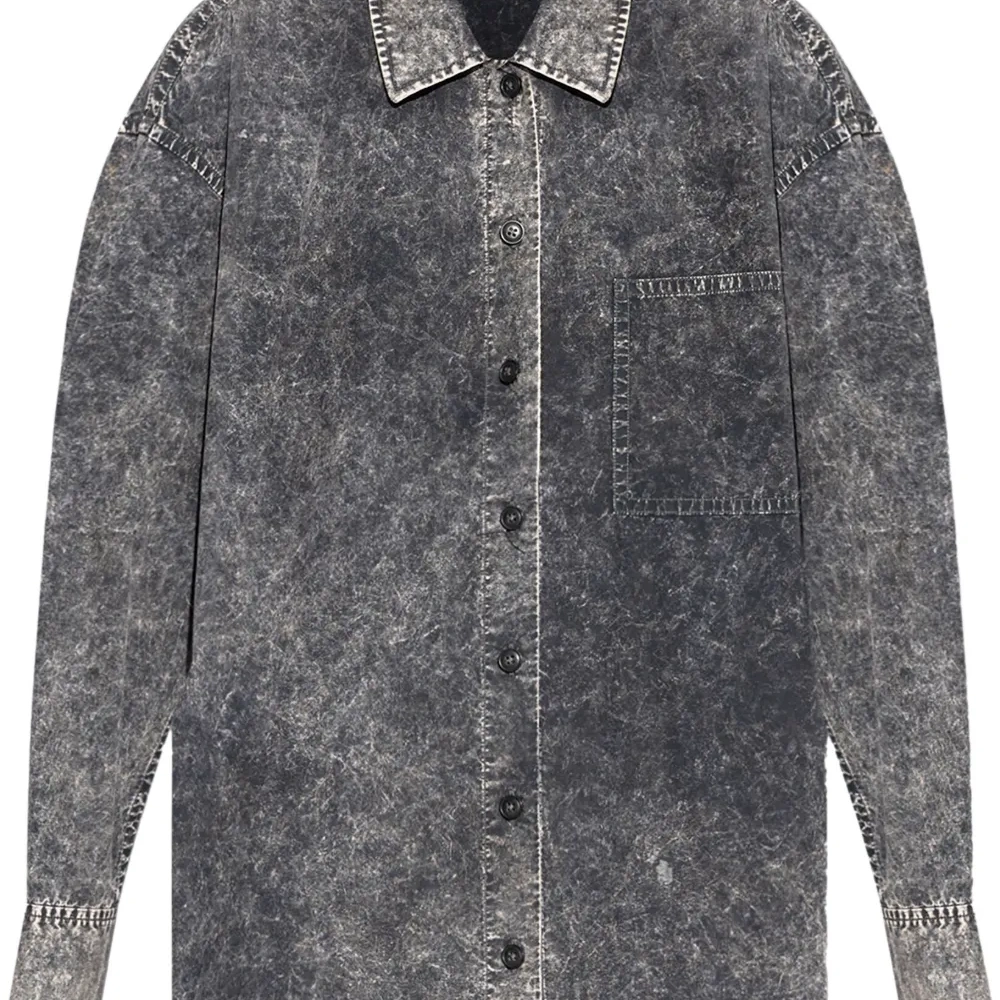 Рубашка с выбеленным эффектом