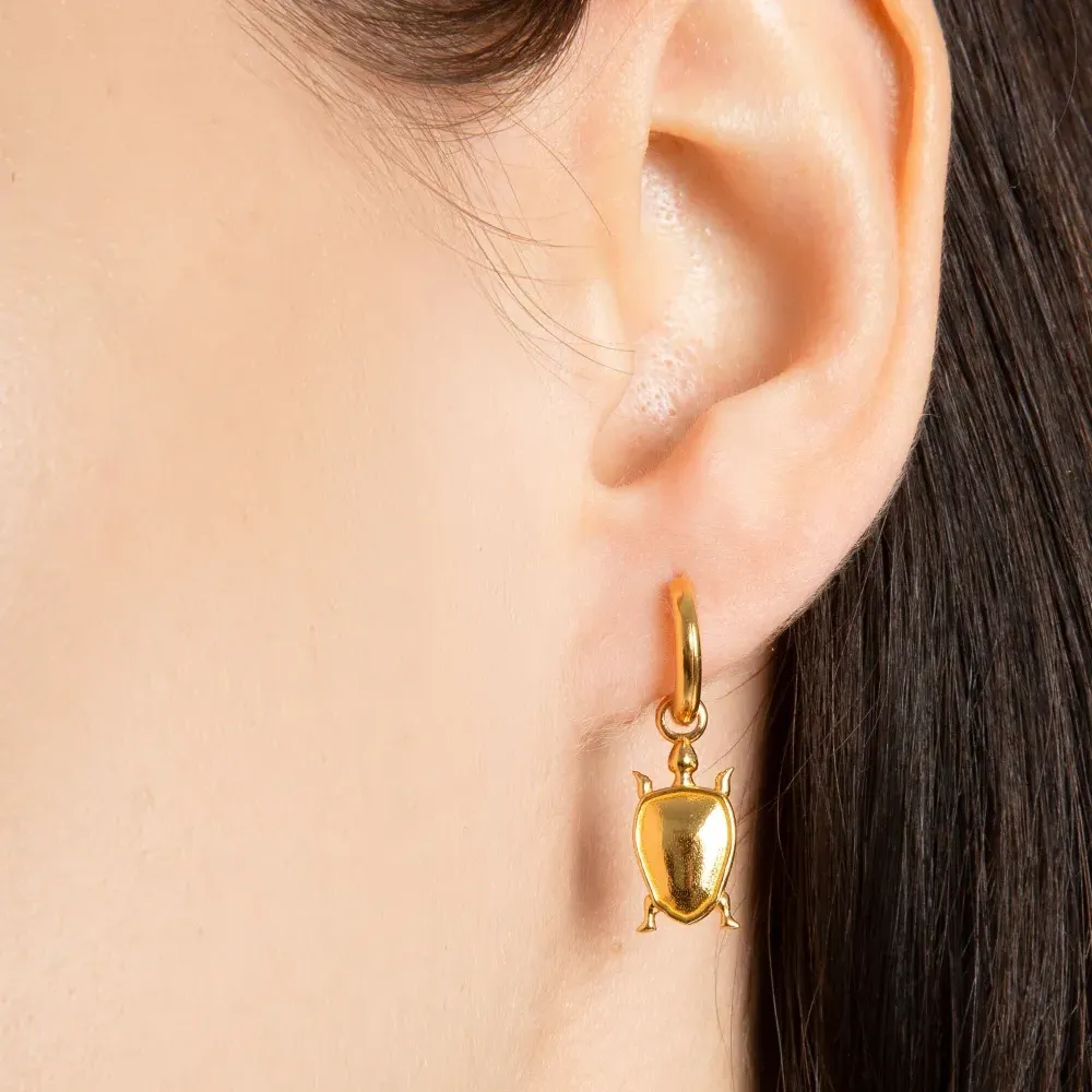 Серьги-кольца Tiny Turtle Серьги-кольца Tiny Turtle