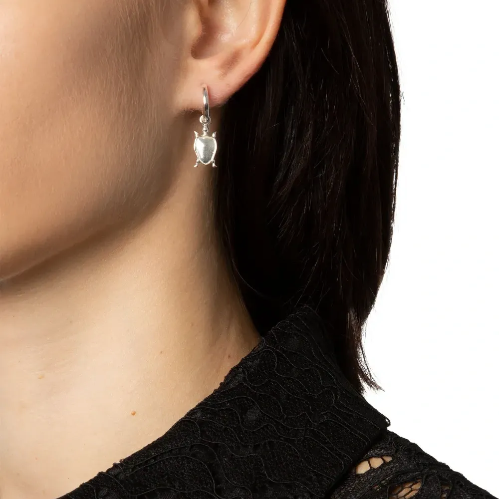 Серьги-кольца Tiny Turtle