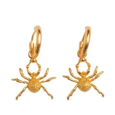 Серьги-кольца Spider