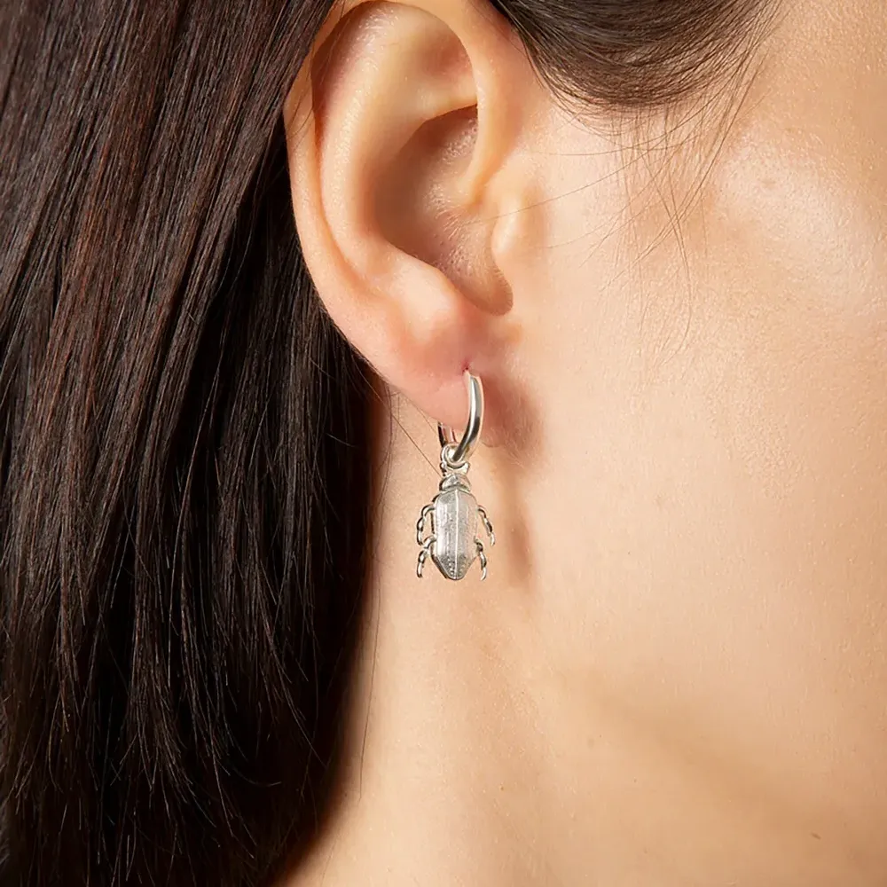 Серьги-кольца Tiny Bug