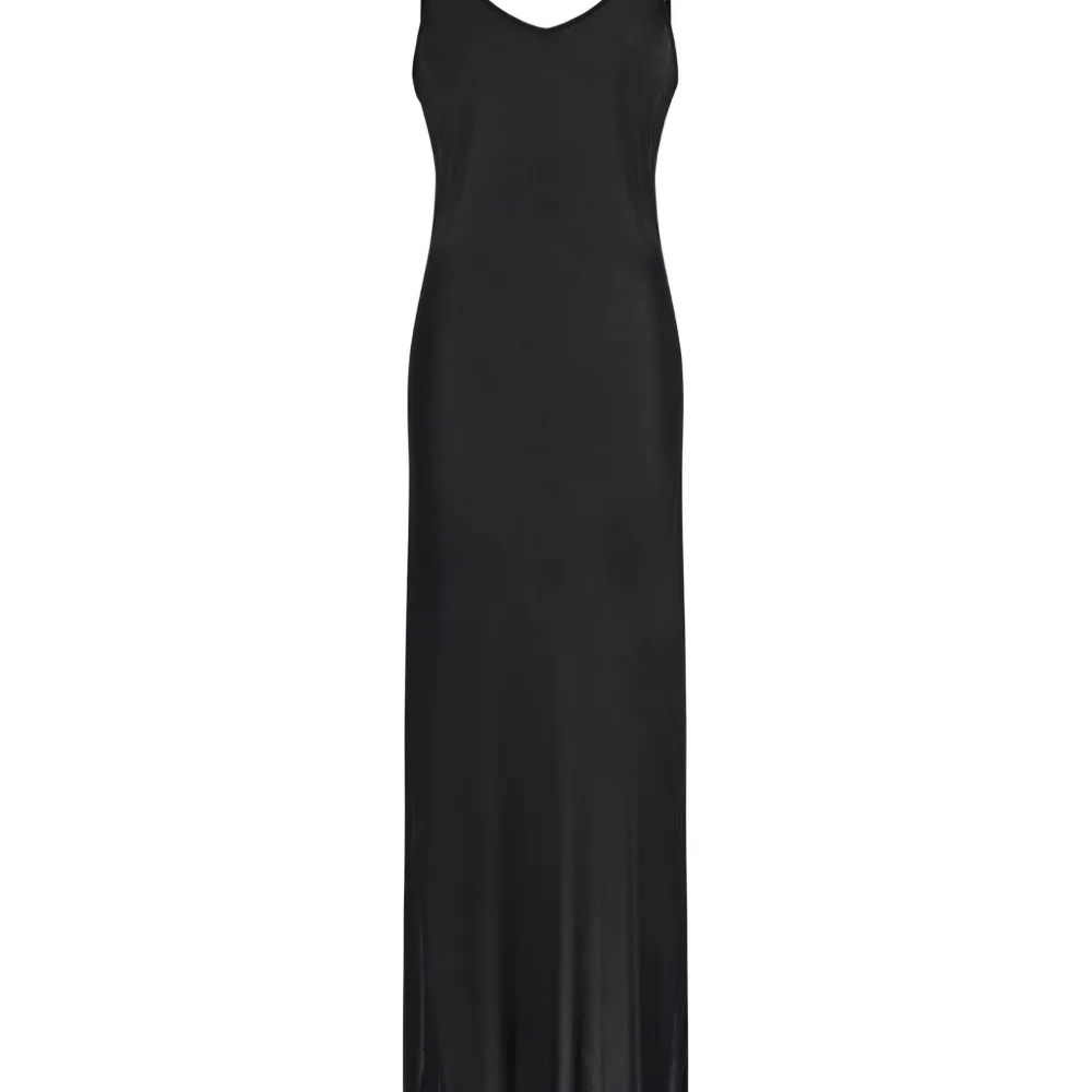 Платье макси без рукавов