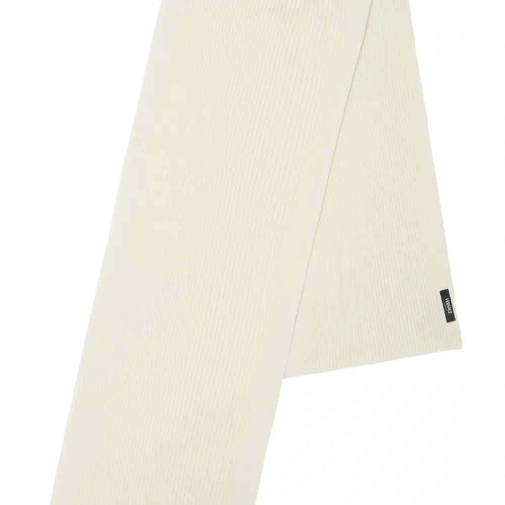 Шарф в рубчик с логотипом