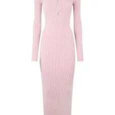 Длинное платье в рубчик Длинное платье в рубчик