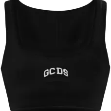 Укороченный топ с вышитым логотипом Укороченный топ с вышитым логотипом