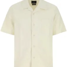 Вельветовая рубашка с короткими рукавами