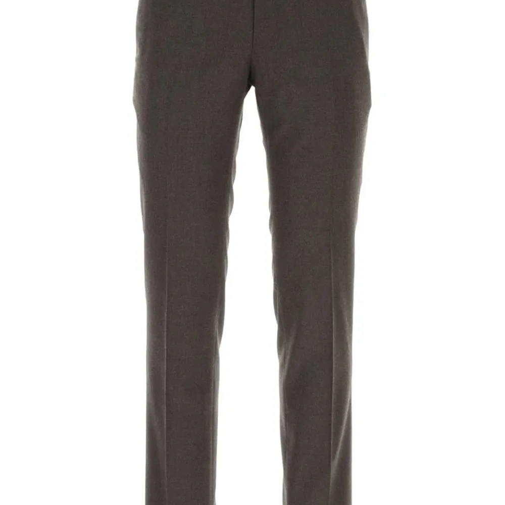 Зауженные шерстяные брюки Зауженные шерстяные брюки