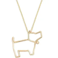 Цепочка на шею из желтого золота с подвеской Цепочка на шею из желтого золота с подвеской