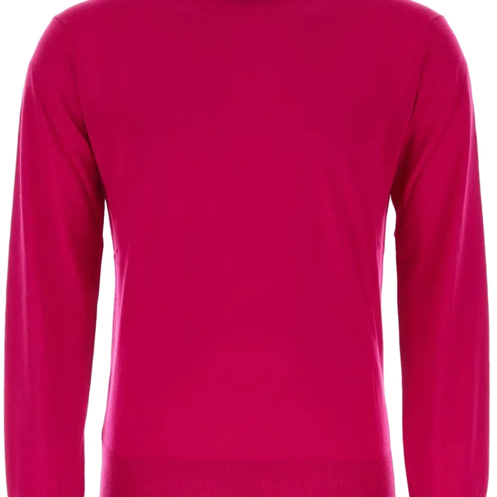 Свитер из вирджинской шерсти в рубчик