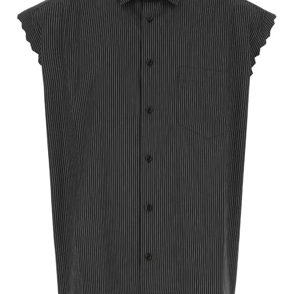 Поплиновая рубашка в рубчик