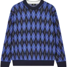 Джемпер с узором аргайл