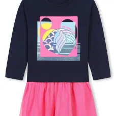 Платье с логотипом