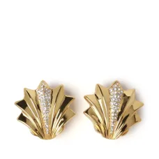 Крупные серьги-клипсы Metal Shell