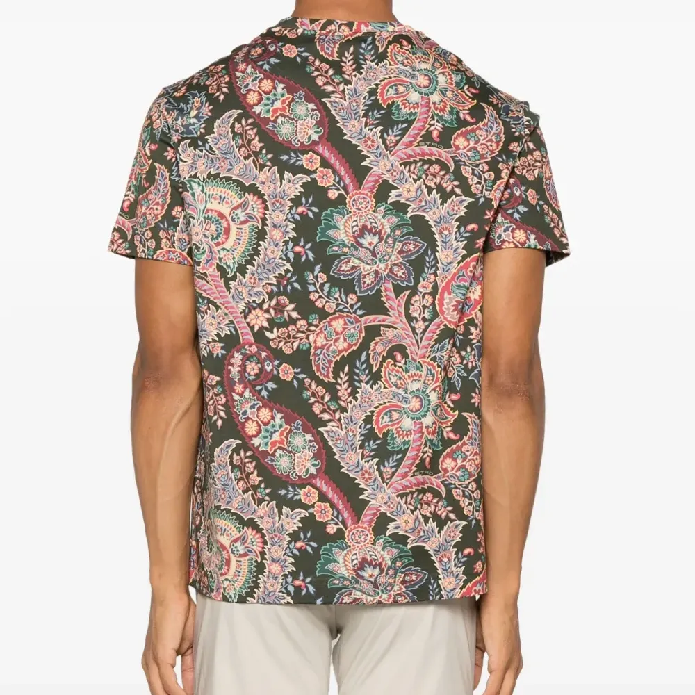 Футболка с принтом пейсли