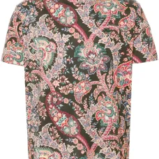 Футболка с принтом пейсли