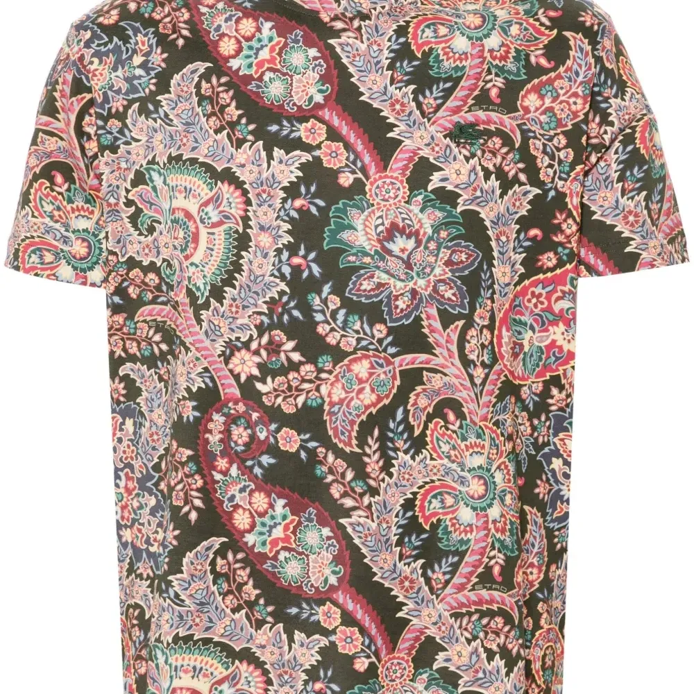 Футболка с принтом пейсли