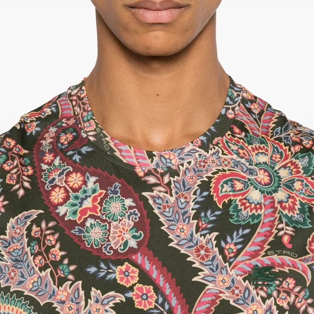 Футболка с принтом пейсли