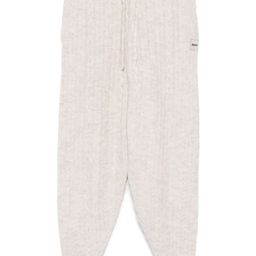 Брюки фактурной вязки