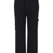 Брюки с нашивкой-логотипом