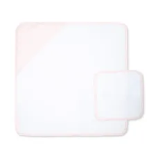 Набор из двух полотенец с контрастной отделкой