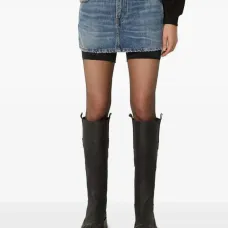 Джинсовая юбка мини