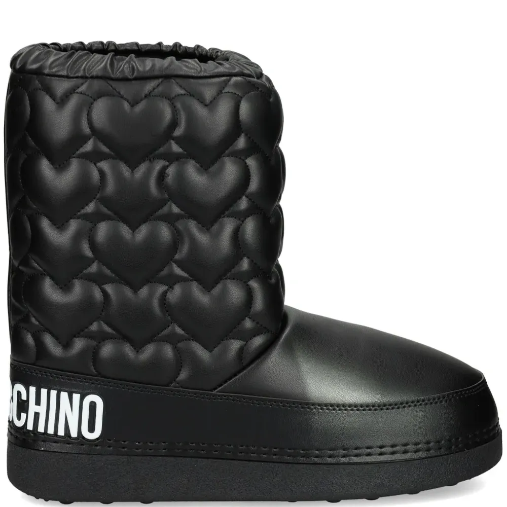 Дутые ботинки с логотипом