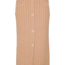 Юбка миди фактурной вязки