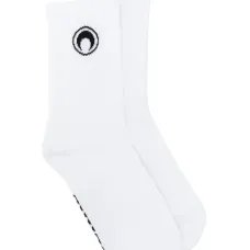 Носки Moon в рубчик с логотипом Носки Moon в рубчик с логотипом