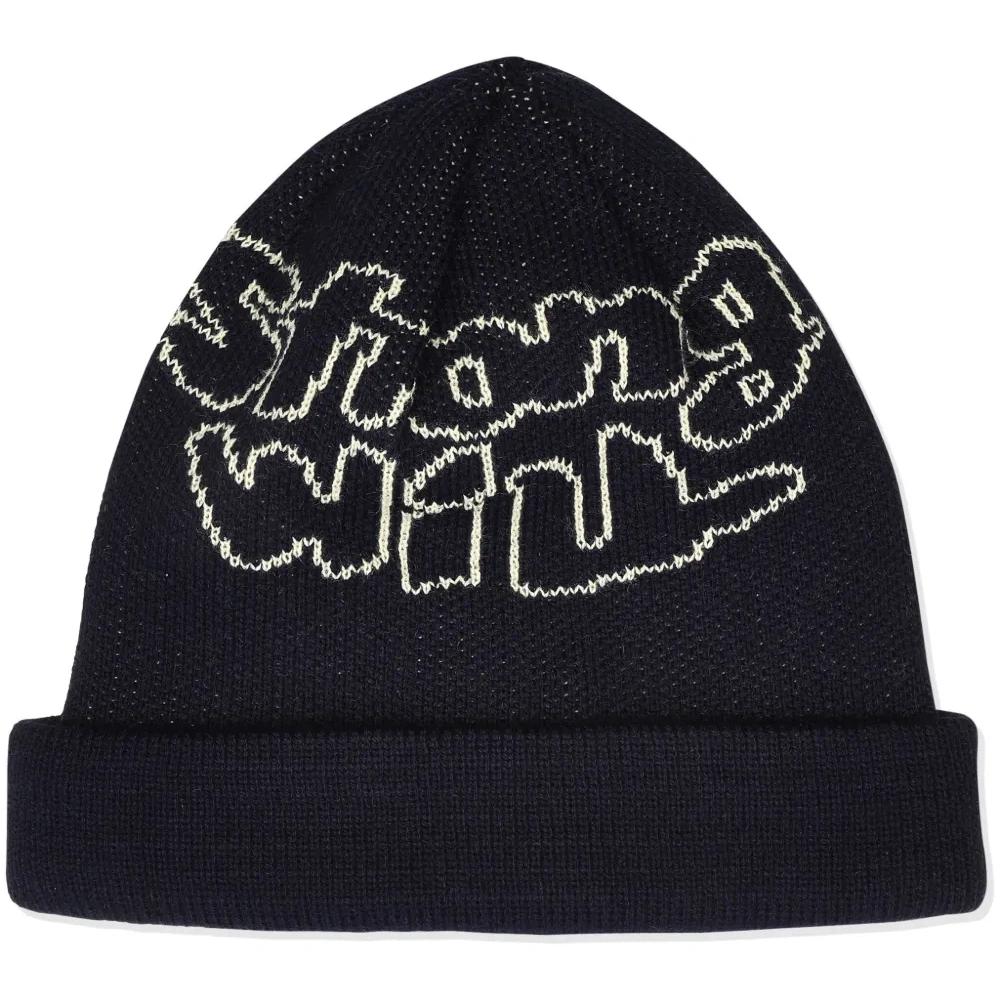 Шапка бини с вышитым логотипом