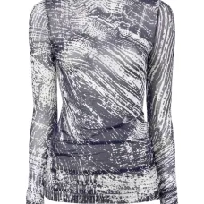 Топ Rio из джерси с принтом