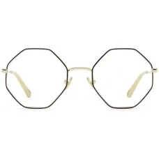 очки в геометричной оправе