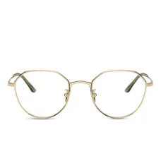 Очки в геометричной оправе