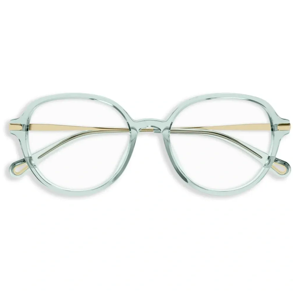Очки в прозрачной оправе