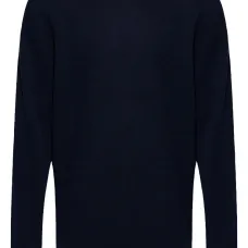 Шерстяной свитер с вышитым логотипом