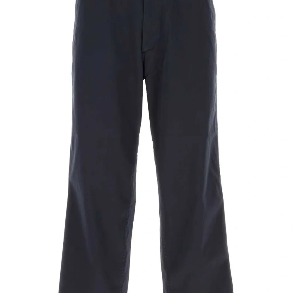 Прямые брюки с потайной застежкой