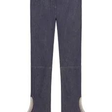 Прямые джинсы с вышитым логотипом