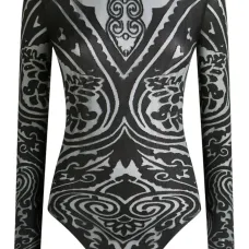 Боди с принтом пейсли