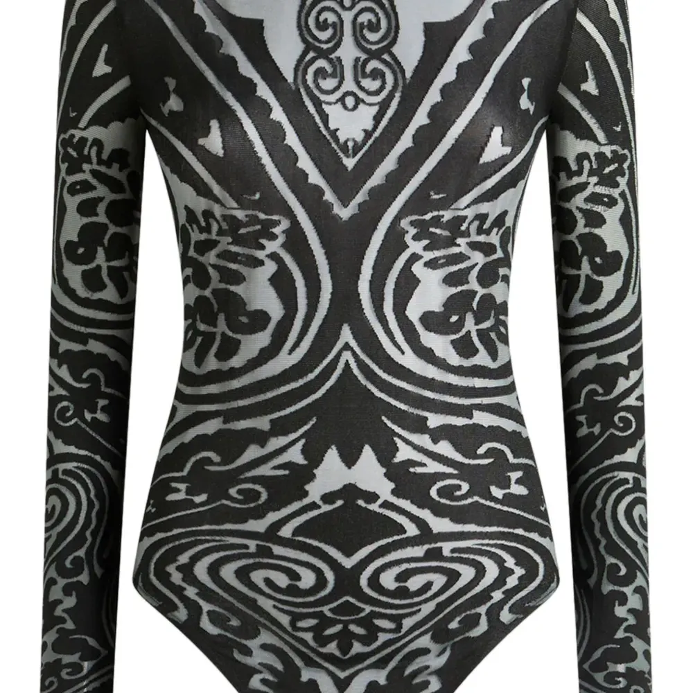 Боди с принтом пейсли