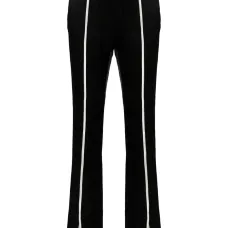 Узкие брюки с контрастной отделкой