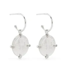 Серьги-кольца Coin