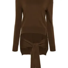 Свитер с эффектом тромплей