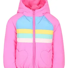 Пуховик со вставками