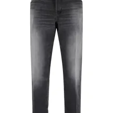 Узкие джинсы с эффектом потертости