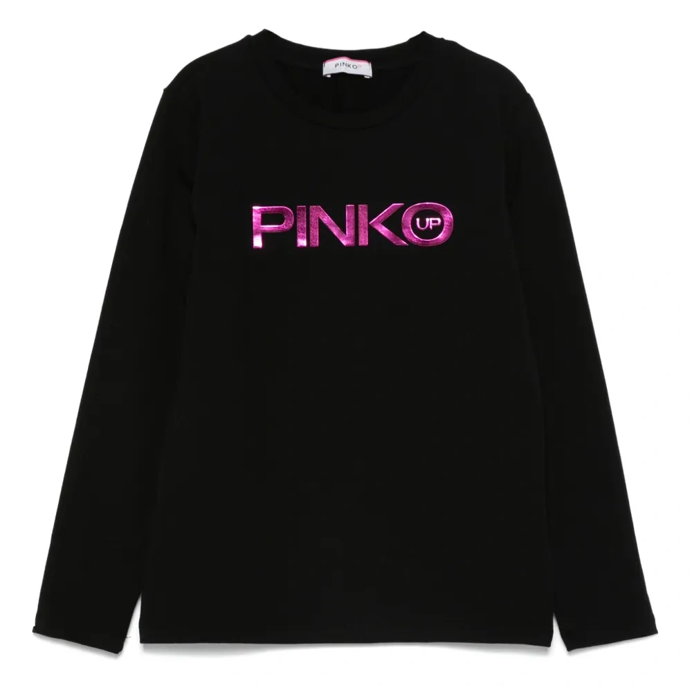 Футболка с логотипом металлик